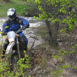 One of many creek crossings