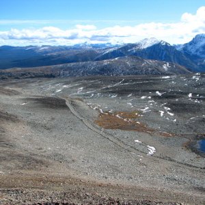 Road up Perkins peak