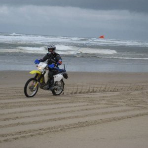 at the beach