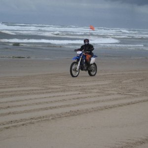 at the beach