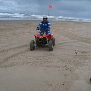 at the beach