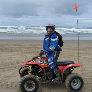 at the beach