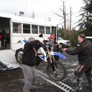 unloading