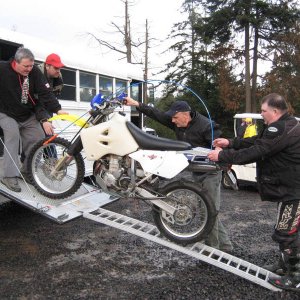 unloading