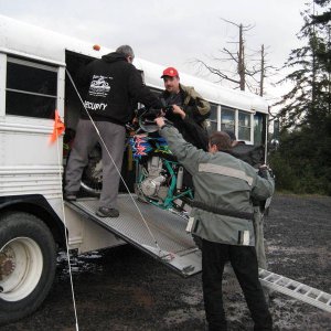 unloading