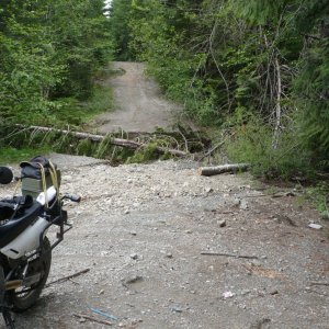 Old Renfrew Rd washed out