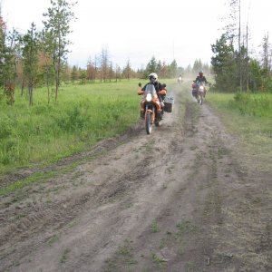C Riders coming into camp