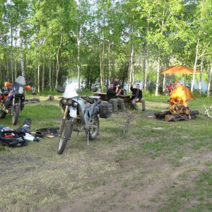B Riders relaxing
