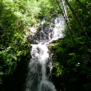 Waterfall just past the mill