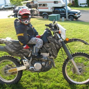 The boy on the bike