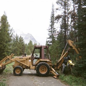 Taseko road block