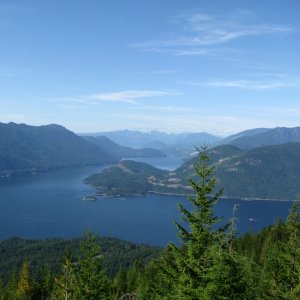 Looking north to Edgemont from Mt Richardson