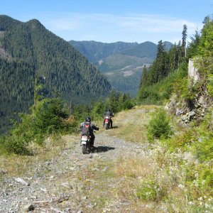 Heading down