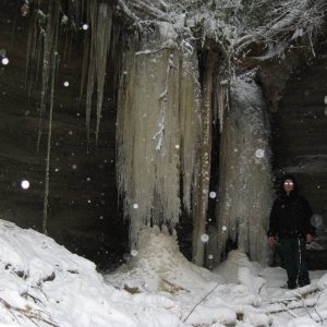 Iced Falls, M. I.