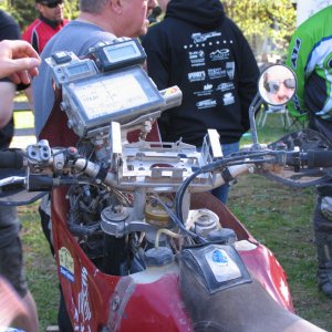 Dakar bike dashboard