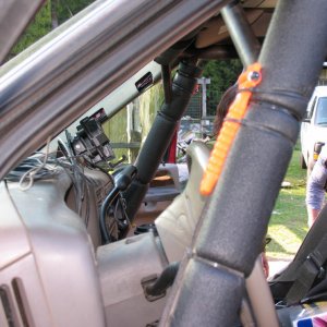 Look inside the truck