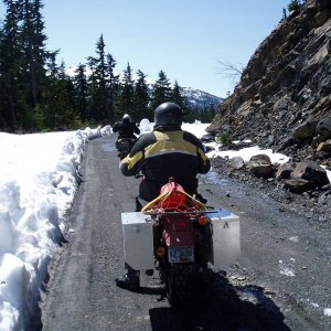 At last some snow...