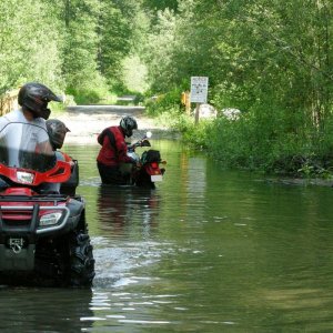 Even the quads couldn't get through