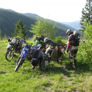 Fixing bikes on the A loop