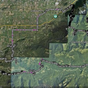 Gnarly B Loop GPS google earth