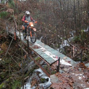 Chipmunk Creek area bridge