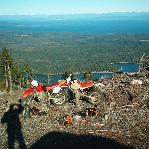 Overlooking Horne Lake