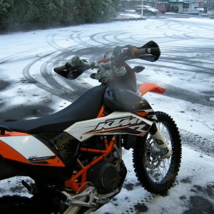 Snow Ride on Road Dec 13