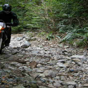 Bryon on the Lung Buster Rock Section