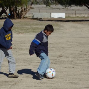 soccer at Malcom's place