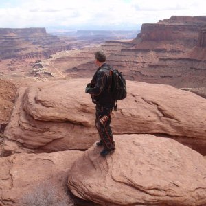 overlooking shafer trail