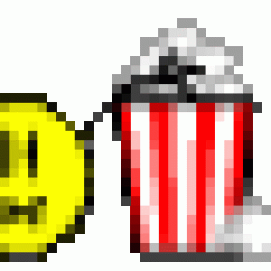 smileypopcorneating