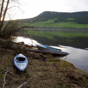 Fraser lake ..2T kayak