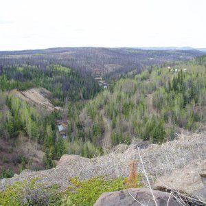 Nechako River - diverted (dry)