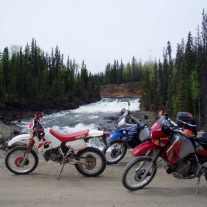 Three at Cheslatta Falls
