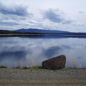 Ootsa Resvr at Kenney Dam