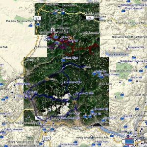 Over 700kms in 4 days of riding in the Cariboo