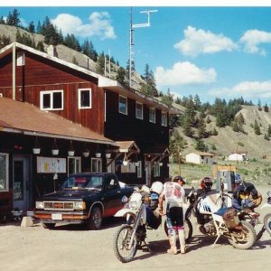 Fuel at the Dog Creek General Store, 1995