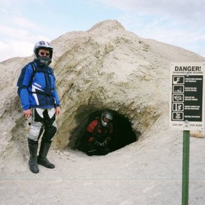 One of the many mine shafts