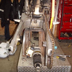 BMW G650 X Challenge Air Shock