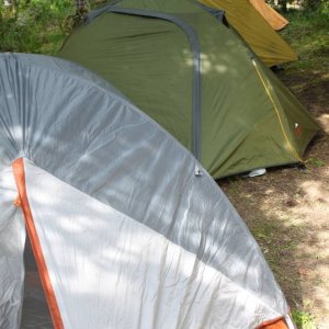 Nicely organized tents!