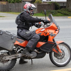 Big KTM Adventure bike