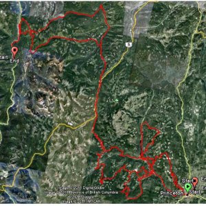 KTM Bryon's Weekend of Trails Map