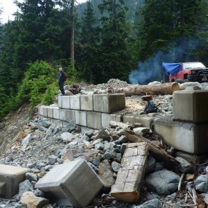 Indian arm bridge out, july 2011