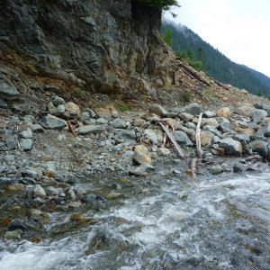 Indian arm bridge out, july 2011