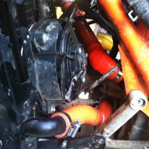 New RAD Hoses Installed