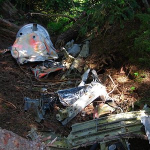 T-33 Crash - Mt. Strachan