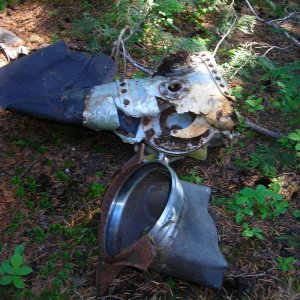 T-33 Crash - Mt. Strachan