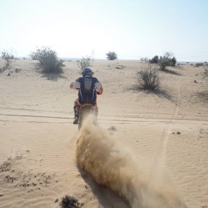 Riding in Dubai
