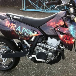 Suzuki DRZ 400 wrap at vehicle-graphics.ca
