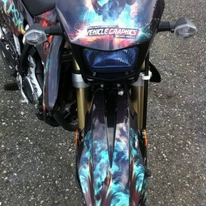 Suzuki DRZ 400 wrap at vehicle-graphics.ca